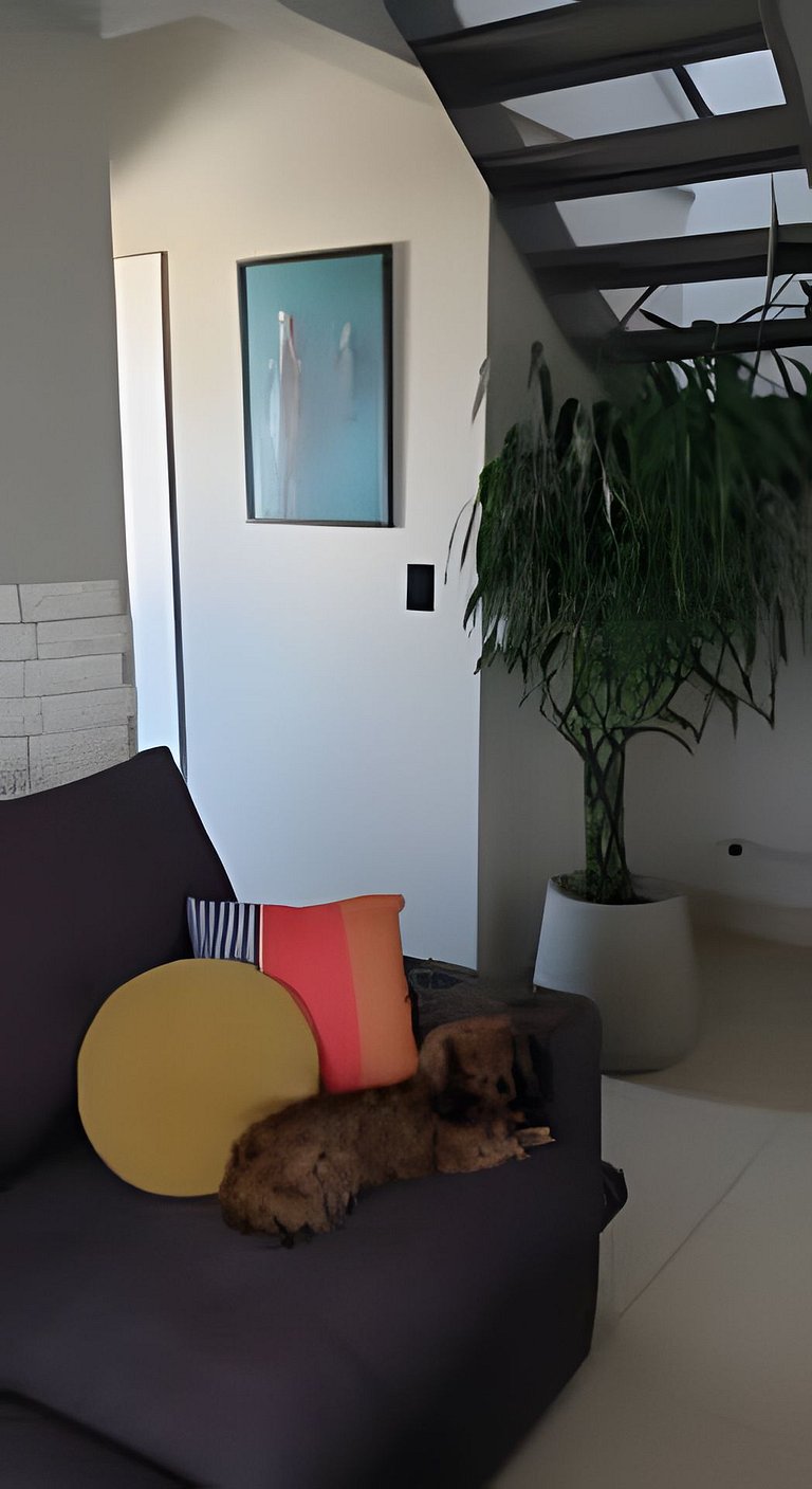Linda Cobertura com vista para a Serra do Mar