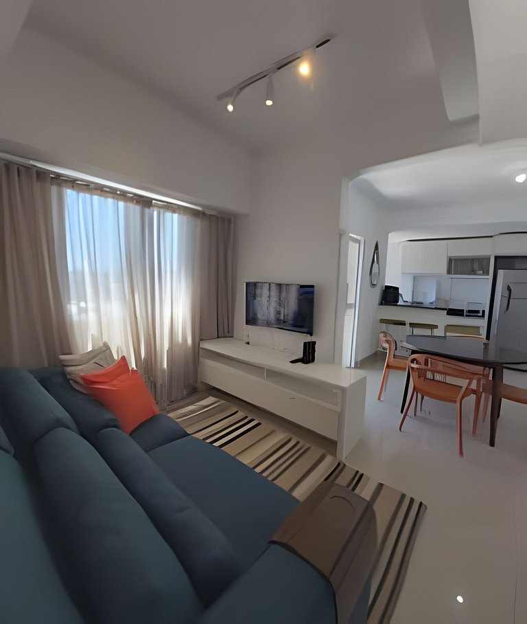 CB3: Dúplex central com linda vista e conforto