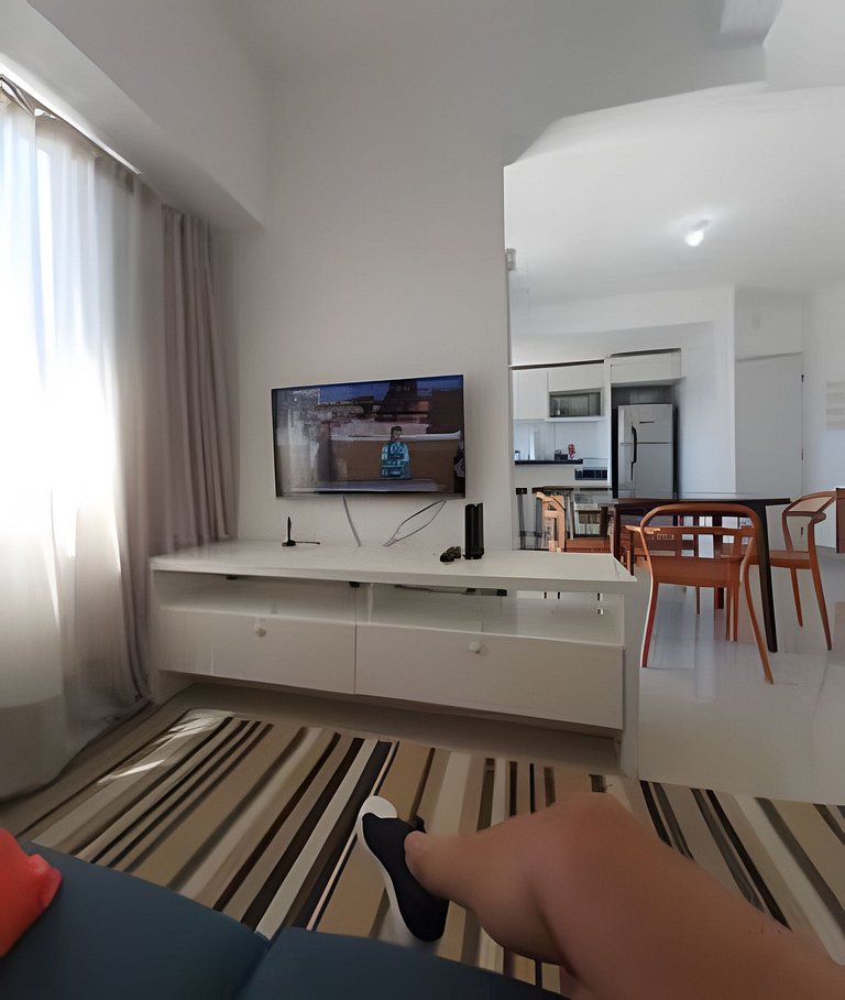 CB3: Dúplex central com linda vista e conforto